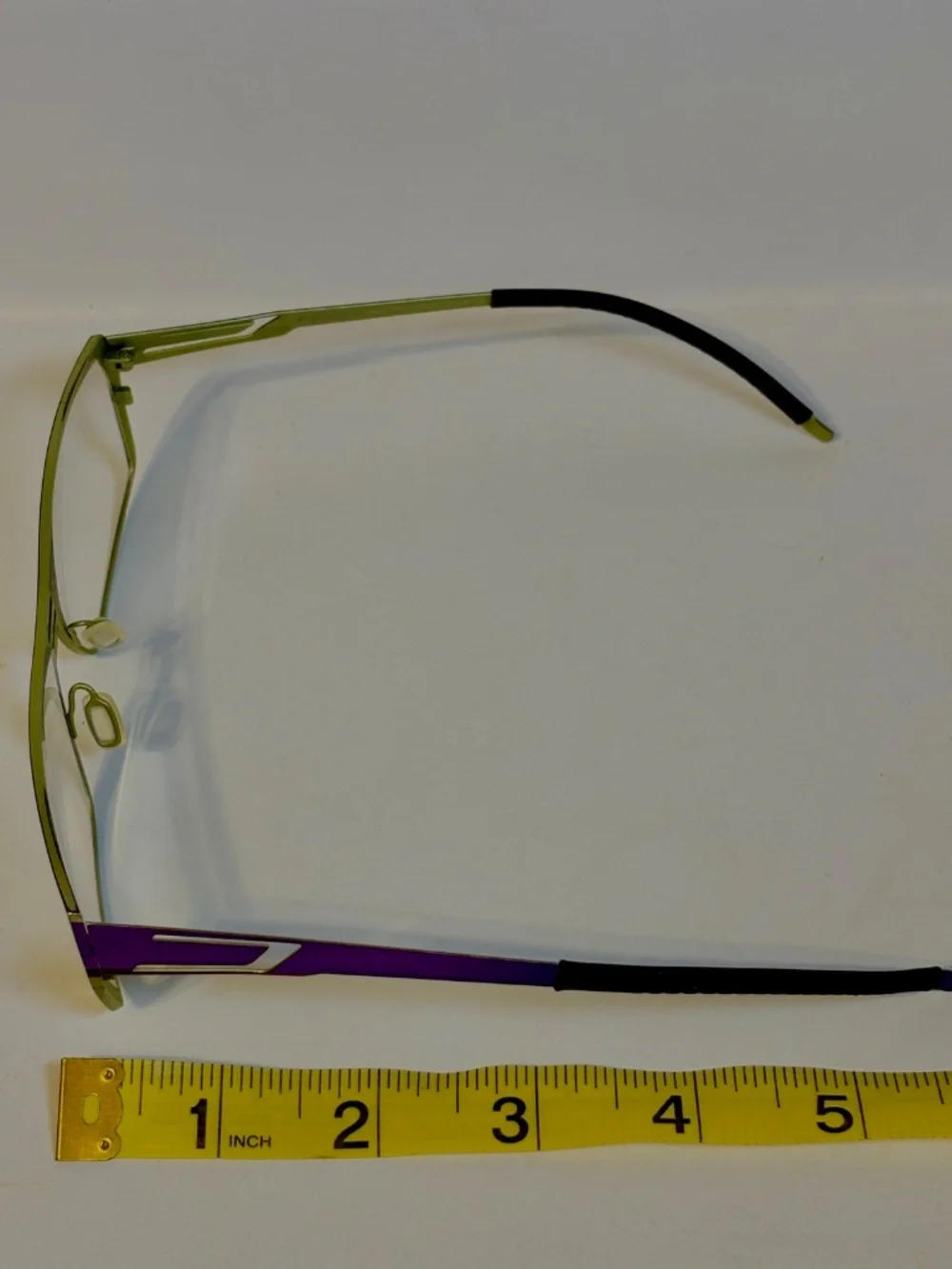 Orgreen Wolf 167 Titanium Womens Glasses Frames Purple & Green Handmade in Japan